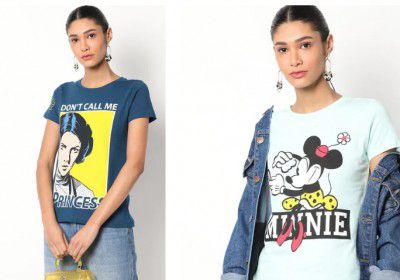 Womens T-Shirts Starts From Rs.105 | Upto 85% Off