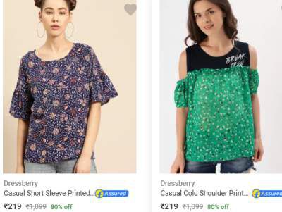 Womens Topwear Upto 78% Off