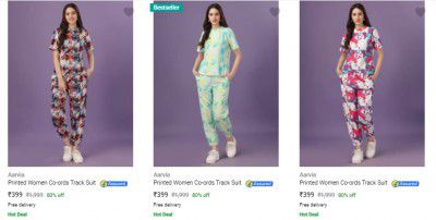 Women's Tracksuit Upto 75% Off