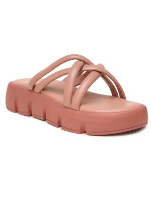 womens Velvet Heel Sandals Comfortable Cushioned Footbed Adjustable Straps 