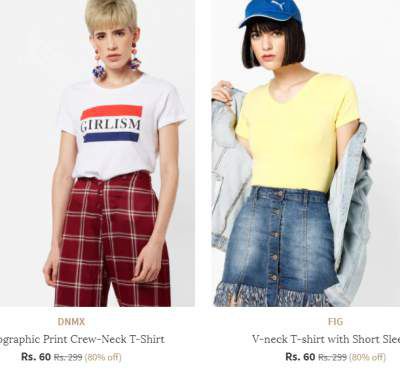 Women's Western Wear T shirt Starting From @ RS 60