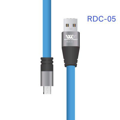Wonder Connect RDC-5 Data Cable 2.1A Copper Wire Tangle Free Rapid Charge,1Mete