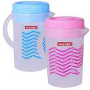 Wonder Homeware Dhara Jug Set, 2 pc jug 2 LTR, Pink Blue Color, Made in India, KBS01174...