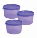 Wonder Homeware Prime Super Fresh 200 Container Set, 3 Pcs Container 200 ml, Violet Color,...