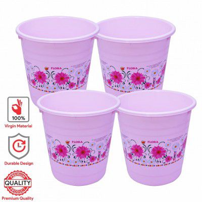 Wonder Homeware WBP 101 Printed Dustbin Set, Set of 4, KBS02806