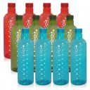 Wonder Plastic Hammer Fridge Bottle Set, 12 Pcs Bottle 1000 ml, Blue Green Red Color, Made in india...