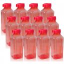 Wonder Plastic Prime Atlanta 400 Fridge Bottle Set, 12 Pc Bottle, 400 ml, Red Color, Made in India...
