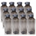 Wonder Plastic Prime Atlanta 600 Fridge Bottle Set, 12 Pc Bottle, 600 ml, Grey Color, Made in India...
