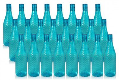 Wonder Plastic Prime Magna Fridge Bottle Set, 24 Pc Bottle, 1000 ml, Grey Color, Made in India