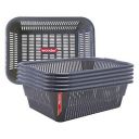 Wonder Plastic Prime Natasha 1013 Plastic Fruit Basket Set of 6...
