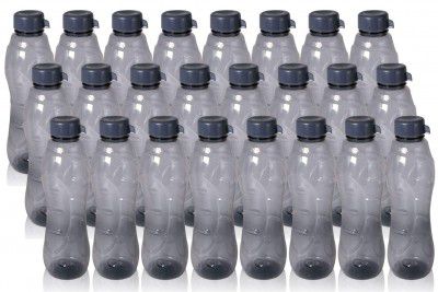 Wonder Plastic Prime Slim Fridge Bottle Set, 24 Pc Bottle, 1000 ml, Grey Color, Made in India