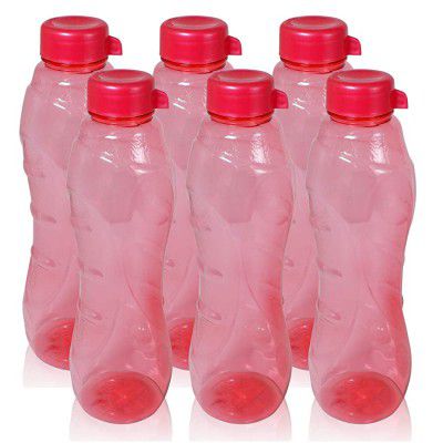 Wonder Plastic Prime Slim Fridge Bottle Set, 6 Pcs Bottle 1000 ml