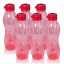 Wonder Plastic Prime Trendy Fridge Bottle Set, 6 Pc Bottle, 1000 ml, Grey Color, Made in India...