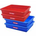Wonder Prime Plastic Exel Medium Ractangular Multipurpose Organising & Storage Tray Set, 4 Pc Set...