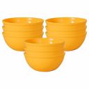 WONDER Sigma 1000 Microwave Safe Multipurpose Plastic Bowl Set, 12 pc Bowl 650 ml, Yellow Color...