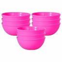 Wonder Sigma 1000 Microwave Safe Multipurpose Plastic Bowl Set, 12 pc Bowl 650 ml, Pink Color...