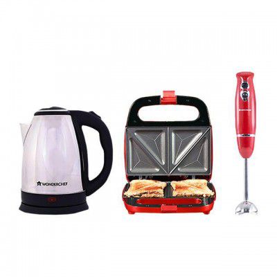 WONDERCHEF 80000681 KA 3 in-1 Celebration Set (Red/Black)