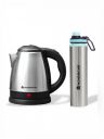 Wonderchef Acura Stainless-Steel Kettle- 1.5 L with Sippy Bottle -750ml Gift Combo...