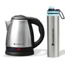 Wonderchef Acura Stainless-steel Kettle 1.5L + Sippy Stainless-steel Bottle...