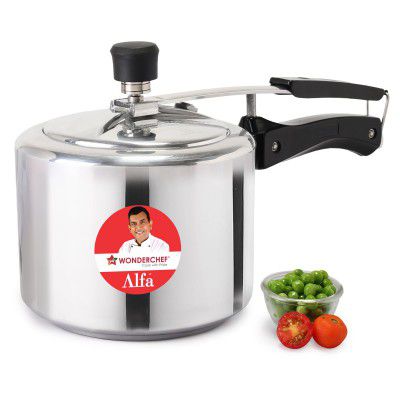Wonderchef Alfa Aluminium Inner Lid Pressure Cooker | 3 Litre