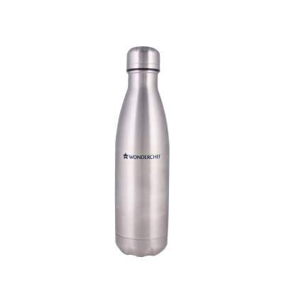 Wonderchef Aqua-Bot Stainless Steel Vacuum Flask 500 ml (Silver)