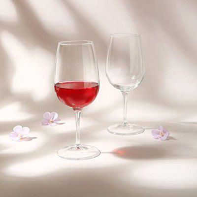 Wonderchef Bormioli Red Wine Inventa Medium Stemware 420 ml, Set of 2