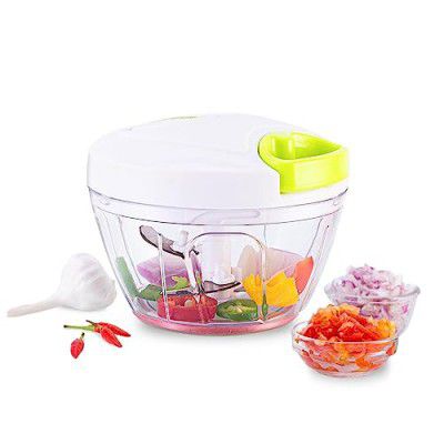 Wonderchef Classic String Vegetable Chopper & Whipper | 3 Stainless Steel Blades, 300 ml
