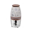 Wonderchef Electric Nutri-Chop, Stainless Steel Blade, Vegetable and Fruits Chopper, 0.7 litres Bowl,300W - White...
