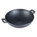 Wonderchef Forza 24 cm Cast-Iron Kadhai, Pre-Seasoned Cookware, Induction Friendly, 1.9L, 3.8mm...