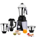 Wonderchef Galaxy Mixer Grinder 1000 W 100% Copper Motor, 4 Stainless Steel Jars, Black & Grey, 5 Years Warranty...