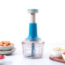 Wonderchef Glory Push Chopper 800 ml | 3 Stainless Steel Blade ...