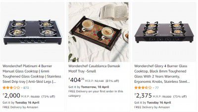 Wonderchef Home & Kitchen Products at Minimum 70% OFF