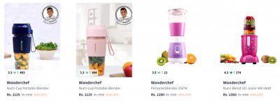 Wonderchef Juicer Mixer Grinder Start @ ₹1399