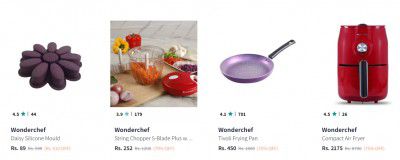 Myntra : Upto 80% Off Wonderchef Kitchen Accessories + Flat ₹200 Off On Min. ₹899 On Coupon Code