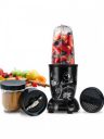 Wonderchef Nutri-Blend Black Plastic Sprinkler Lid 2 Jars Wet and Dry Grinder-500W...
