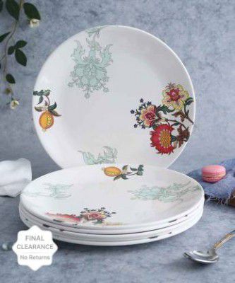 Wonderchef Pack of 6 Melamin Venice Dinner Set  (Red)