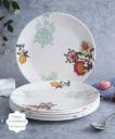 Wonderchef Pack of 6 Melamin Venice Dinner Set  (Red)...