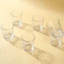 WONDERCHEF (Pack of 6) Modena Cube Glass Whisky Glass  (285 ml, Glass, Clear)...