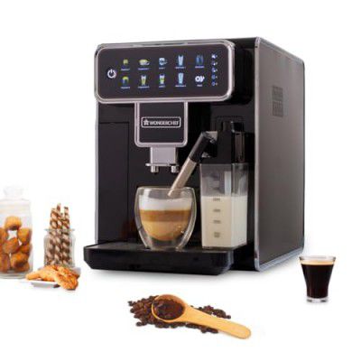 Wonderchef Regenta Fully Automatic Coffee Machine |  Bean-To-Cup Coffee at 19 bar pressure