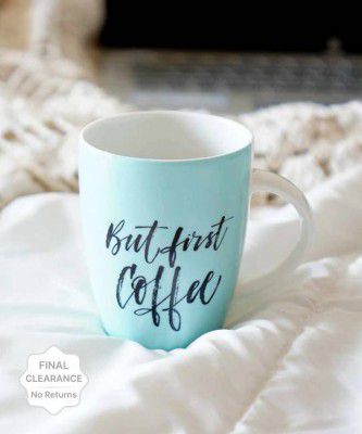 WONDERCHEF Sicilia Bone China Coffee Mug  (315 ml)