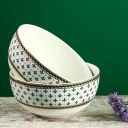 Wonderchef Sicilia Fine Bone China Bowl - Royal Blue - Set of 2 Pcs...
