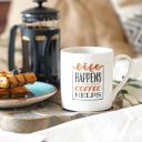 Wonderchef Sicilia Life Happens Coffee Helps Mug 1 Piece...