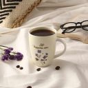 Wonderchef Sicilia Life Happens Now Mug 1 Piece, Bone China, White...