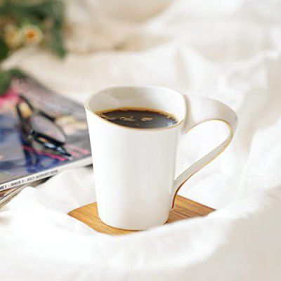 Wonderchef Sicilia Set of 2 Solid White Mugs