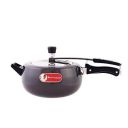 Wonderchef Taurus Hard Anodized Inner Lid Pressure cooker, 5 liter, Cool Touch Handles for Durability, Induction Friendly, Black, 5 year warranty, ISI Certified...