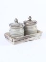 Wonderchef Teramo Brown Pickle Jar 1 Set...