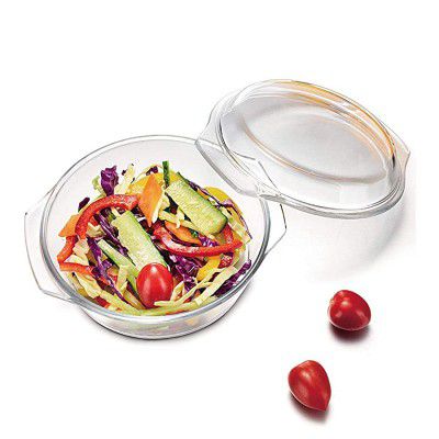 WONDERCHEF TIVA Borosilicate Glass Round Casserole Set 700ML