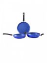 Wonderchef Tivoli 3 Pieces Blue Cookware Set...