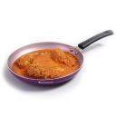 Wonderchef Valencia Non-Stick Fry Pan | Cool Touch Bakelite Handle | 1.5 litres Capacity | Size 24 cm | 1 Year Warranty | Purple...