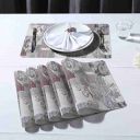 Wonderchef Valentina Set of 6 Abstract Print Placemat...